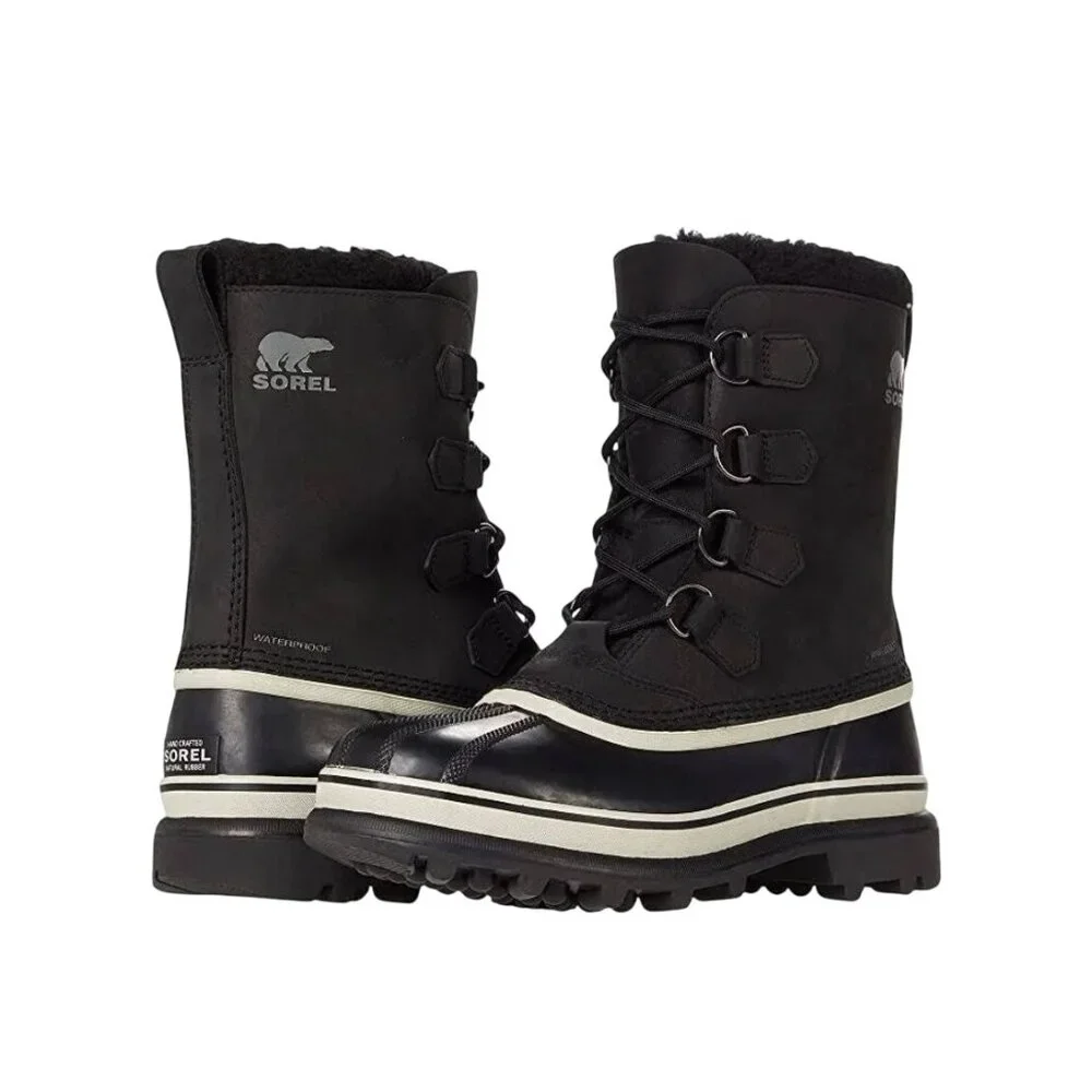 SOREL Men's 8 Caribou Winter Snow Boots Outdoor Waterproof Duck Shoes leather